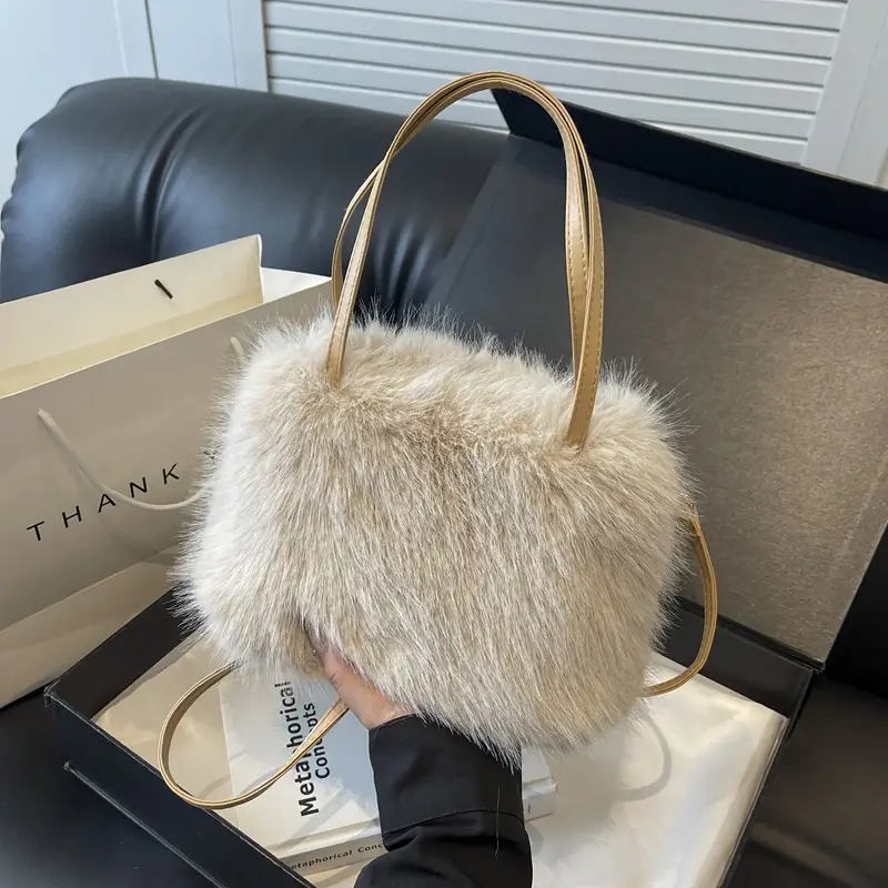 Fluffy Crossbody Bag Women 2024 New - Image 2