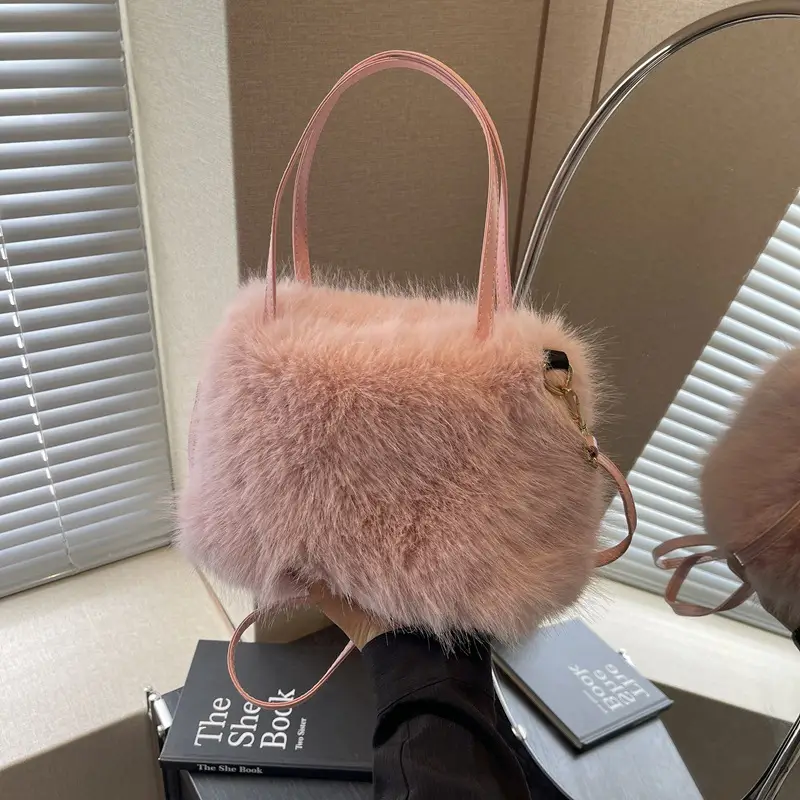 Fluffy Crossbody Bag Women 2024 New - Image 4