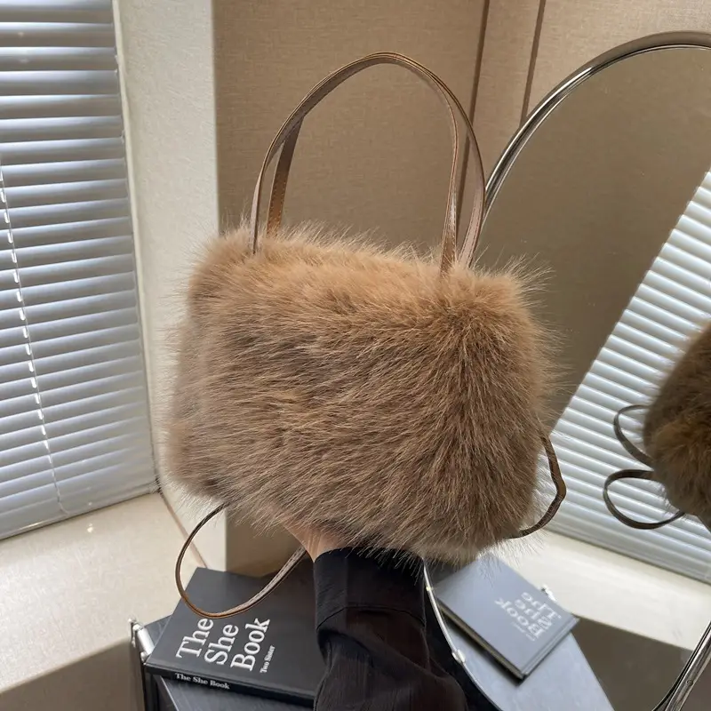 Fluffy Crossbody Bag Women 2024 New - Image 5
