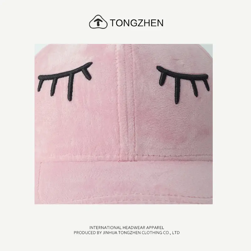 Pink Rabbit Ears Baseball Cap for Women — feature 10