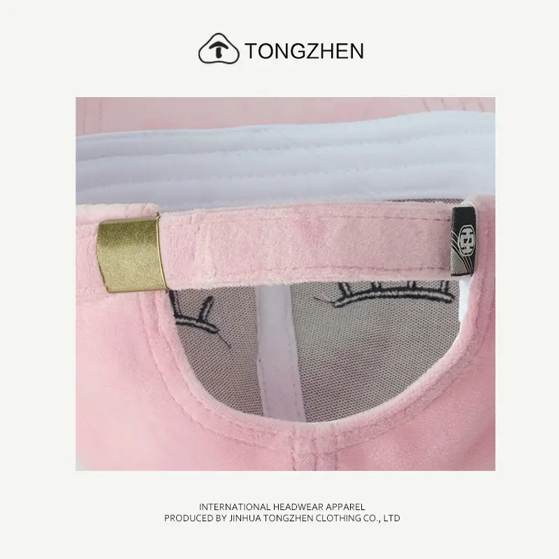 Pink Rabbit Ears Baseball Cap for Women — feature 11