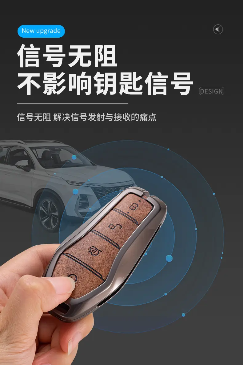 For BYD Genuine Leather Key Case BYD Song Pro Han EV Tang dmi Qin PRO Song MAX Yuan e2 Fashion Bag Buckle — feature 8