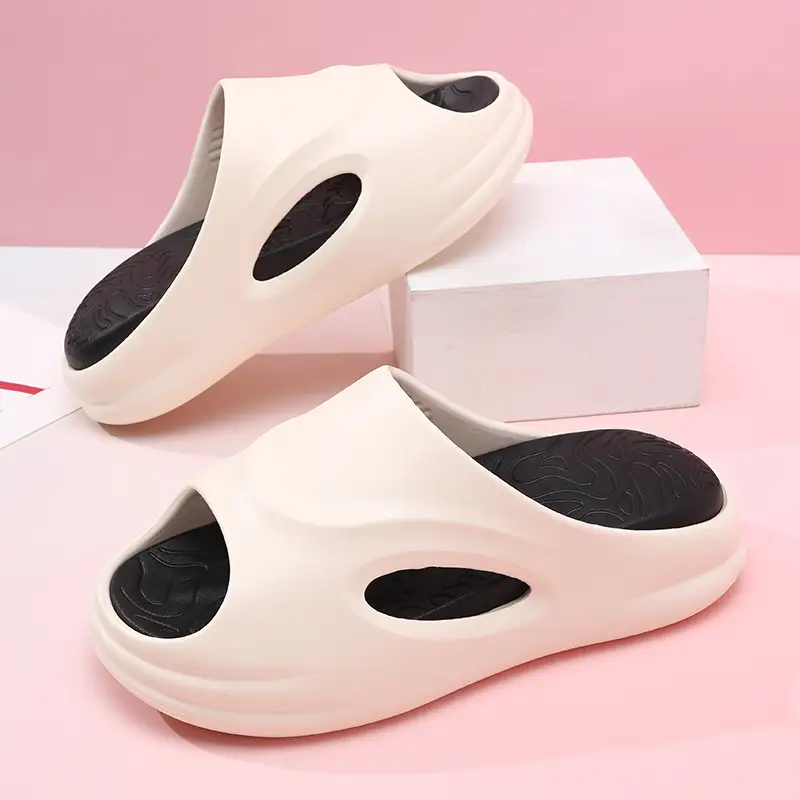 Versatile Women's Summer Outer Wear Thick-Soled Soft Non-Slip Slippers Indoor Heightening Anti-Odor Classy Sandal Slippers for Men - Image 6