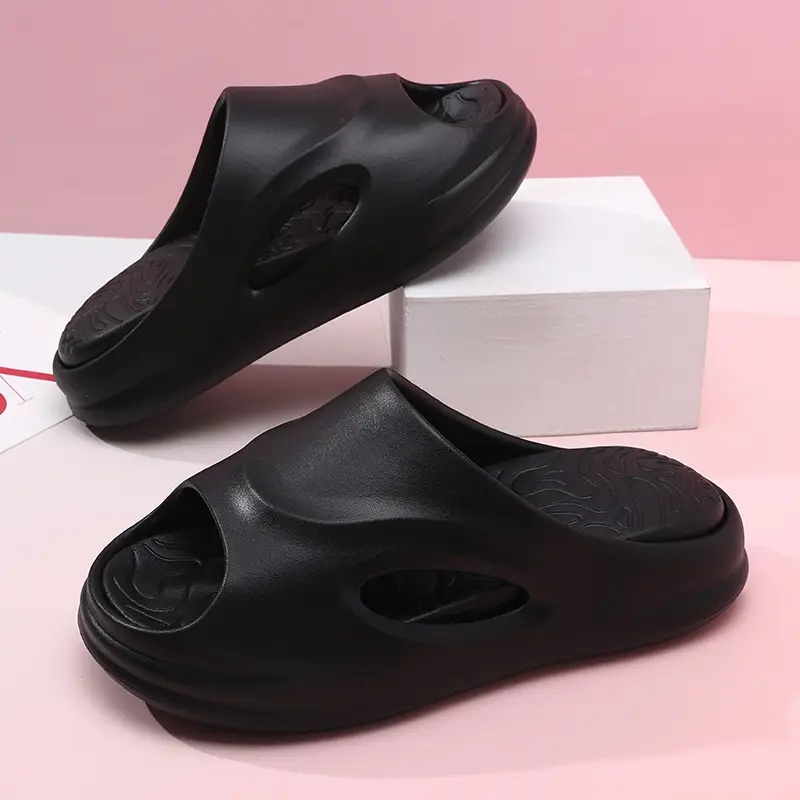 Versatile Women's Summer Outer Wear Thick-Soled Soft Non-Slip Slippers Indoor Heightening Anti-Odor Classy Sandal Slippers for Men - Image 7