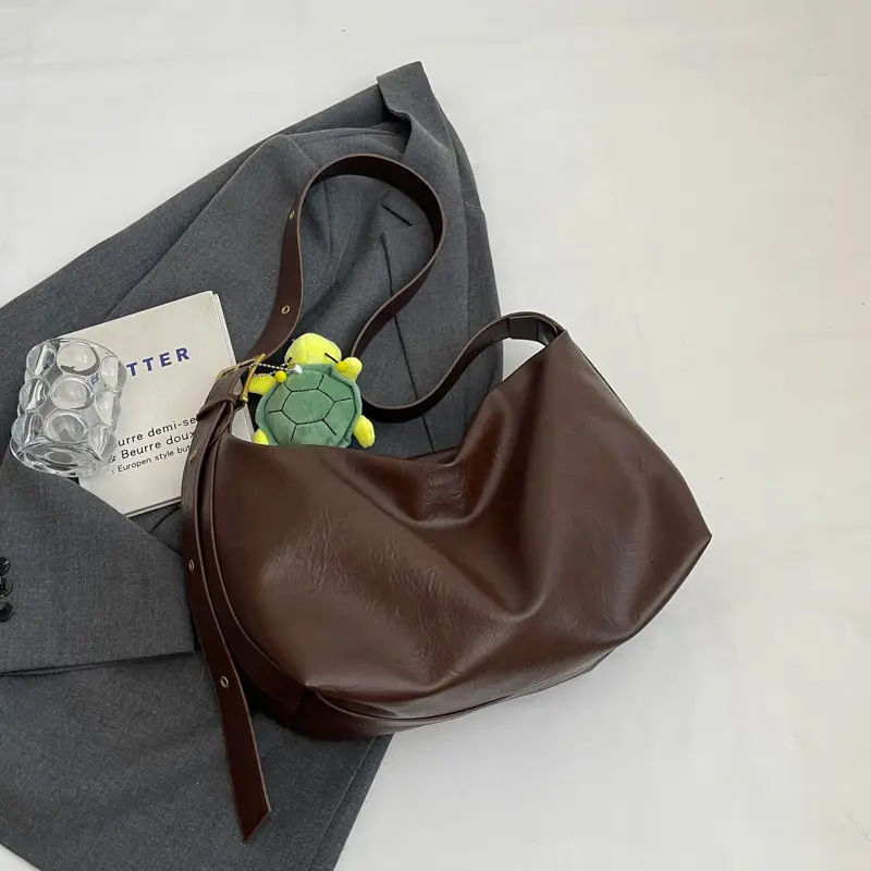 Black Korean Retro Shoulder Bag for Women 2025 - Image 6
