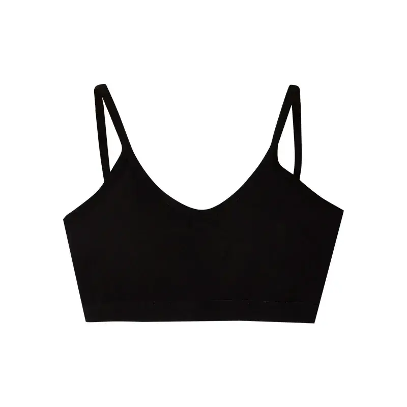 Pure Cotton Back Cross Strap Bra One-piece Chest Wrapping - Image 4