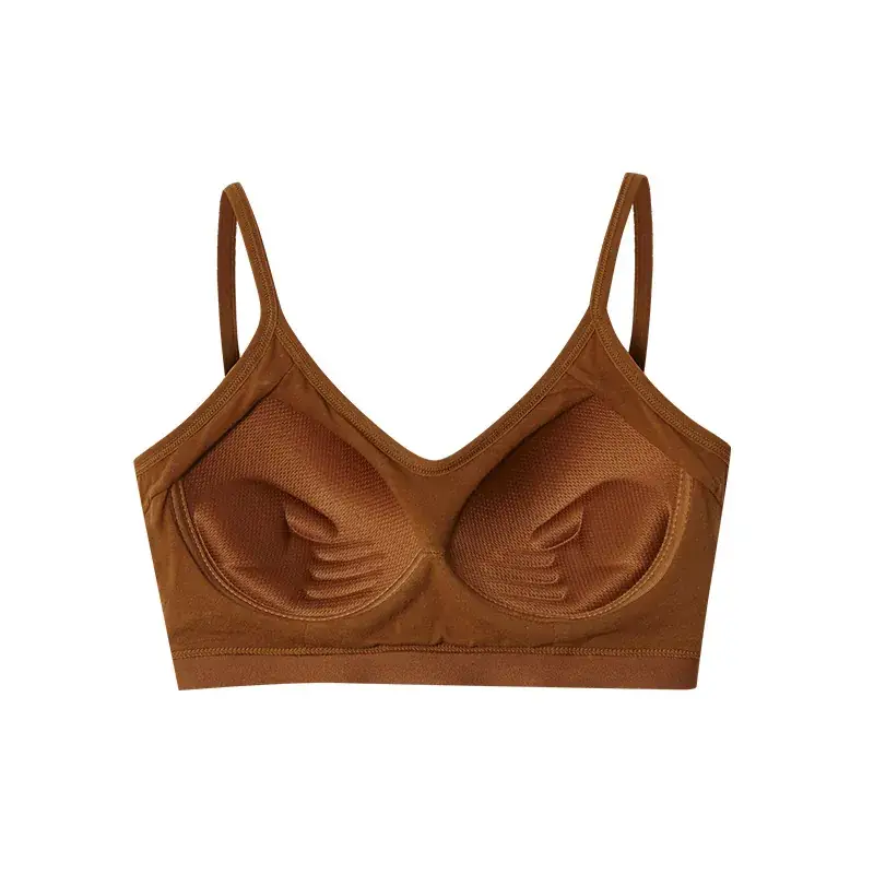 Pure Cotton Back Cross Strap Bra One-piece Chest Wrapping - Image 7