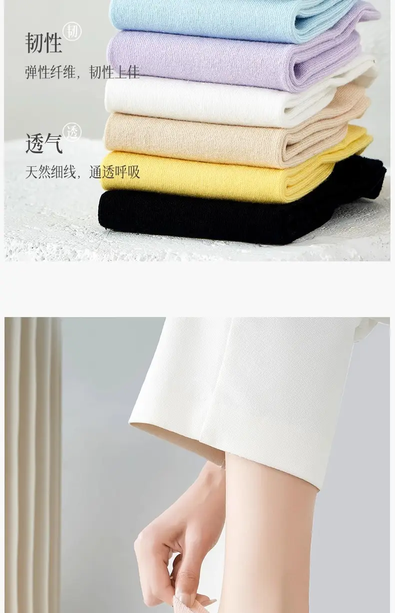 Cotton socks ladies boat socks summer cotton sports leisure solid color Tyre socks summer Zhuji socks wholesale — feature 8
