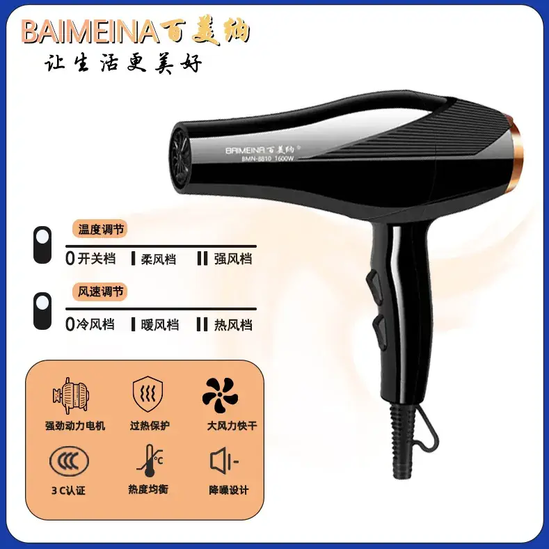 Cross-Border Hair Dryer with Negative Ion & 24H Speed - Image 10