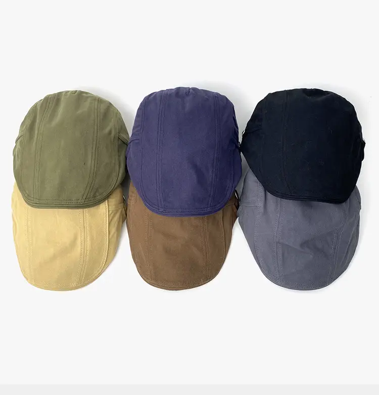 Japanese British Retro Forward Hat for Women Men Adjustable Duck Tongue — feature 7