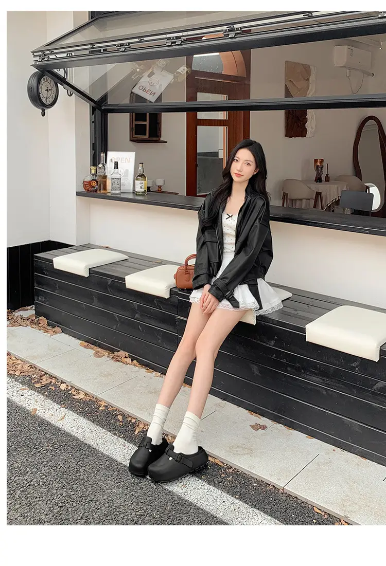 Women's Korean Style Thick EVA Slippers Beige — feature 19