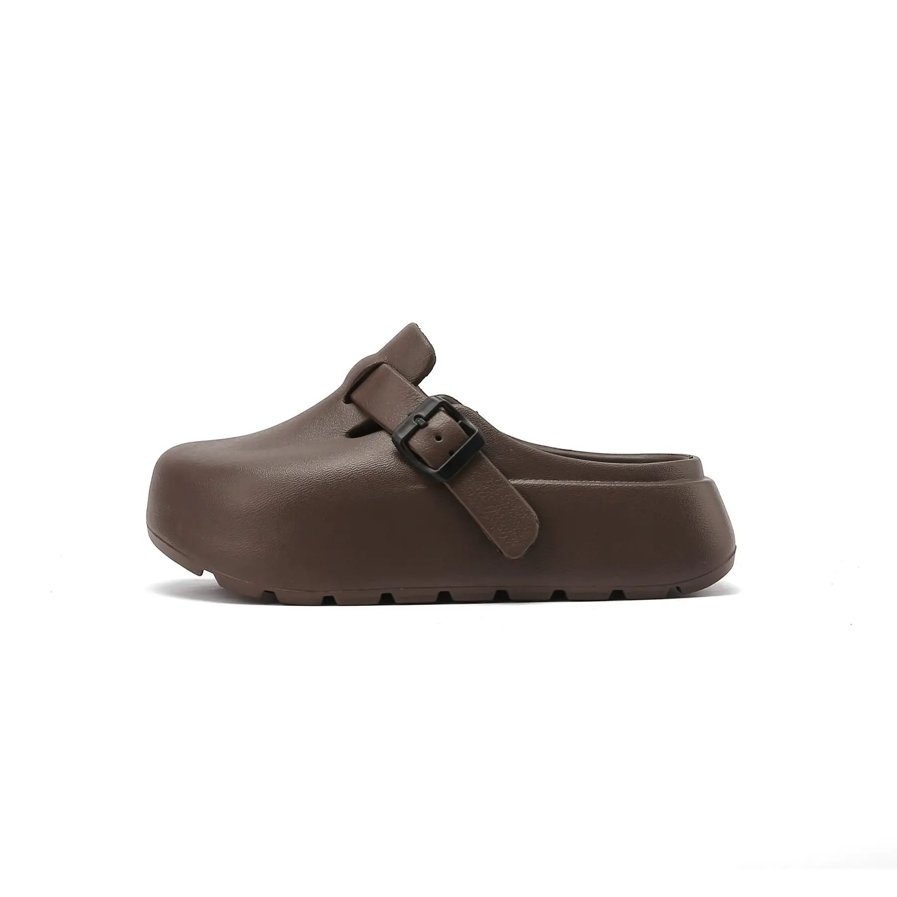 Women's Korean Style Thick EVA Slippers Beige
