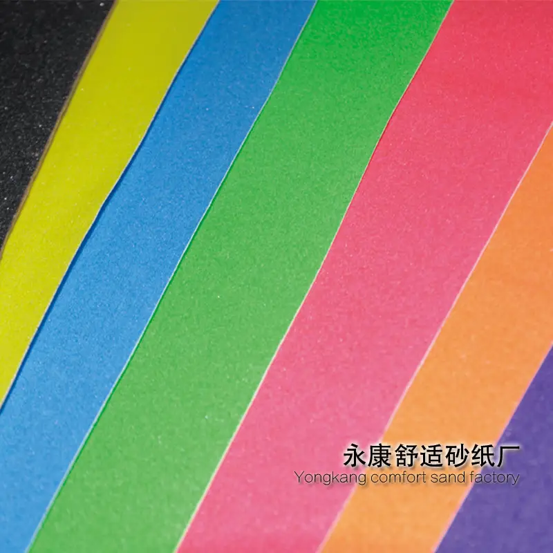 Comfortable electric scooter special sandpaper 3108 self-adhesive color sandpaper skateboard accessories anti-slip sand cloth sticker - Image 2