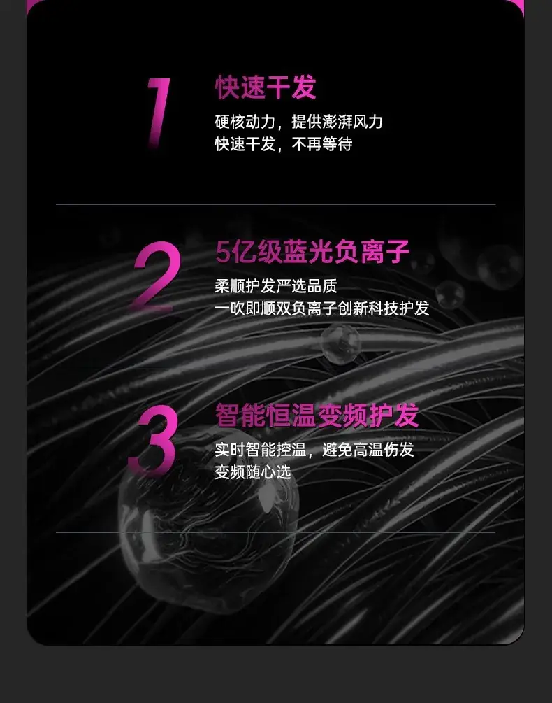 High-Speed Hair Dryer with Negative Ion Technology — feature 19