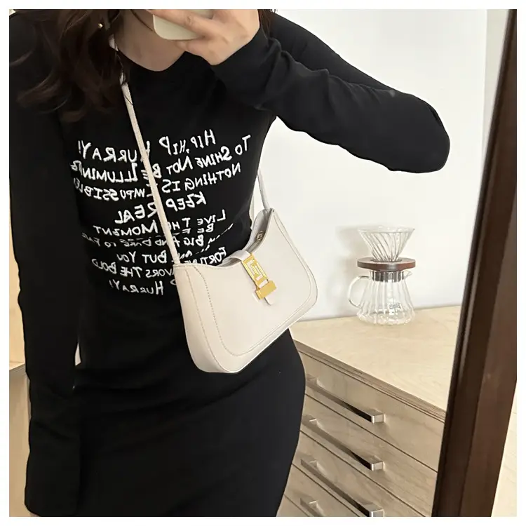Black Gold Plated Shoulder Bag for Women 2024 — feature 21