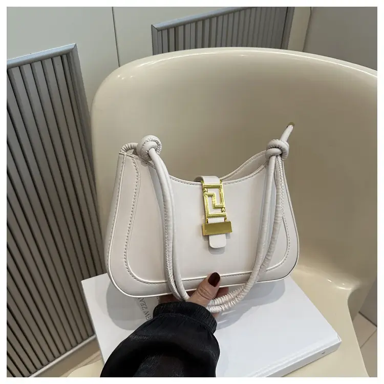 Black Gold Plated Shoulder Bag for Women 2024