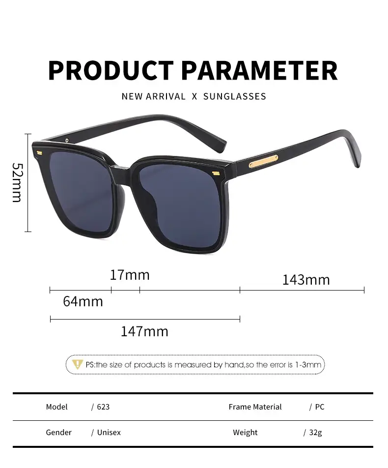Women Polarizing Sunglasses Black UV Protection — feature 7