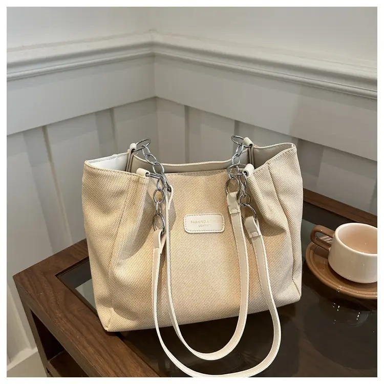 Pink PU Shoulder Bag for Women 2024 Fashion - Image 4