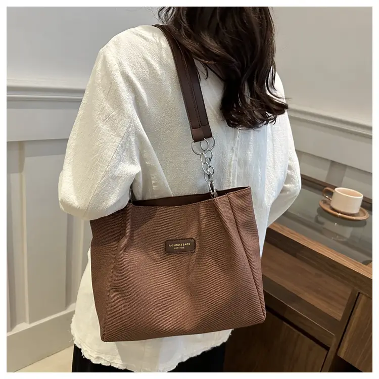 Pink PU Shoulder Bag for Women 2024 Fashion - Image 7