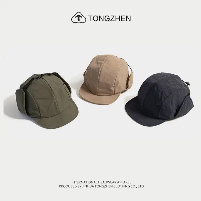 Japanese Ear Protection Cap for Men Women Autumn Winter - Image 6