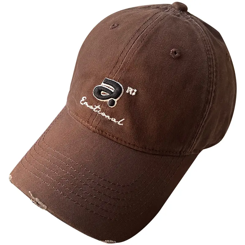 Yaoli Letter Embroidered Soft Top Baseball Hat for Women