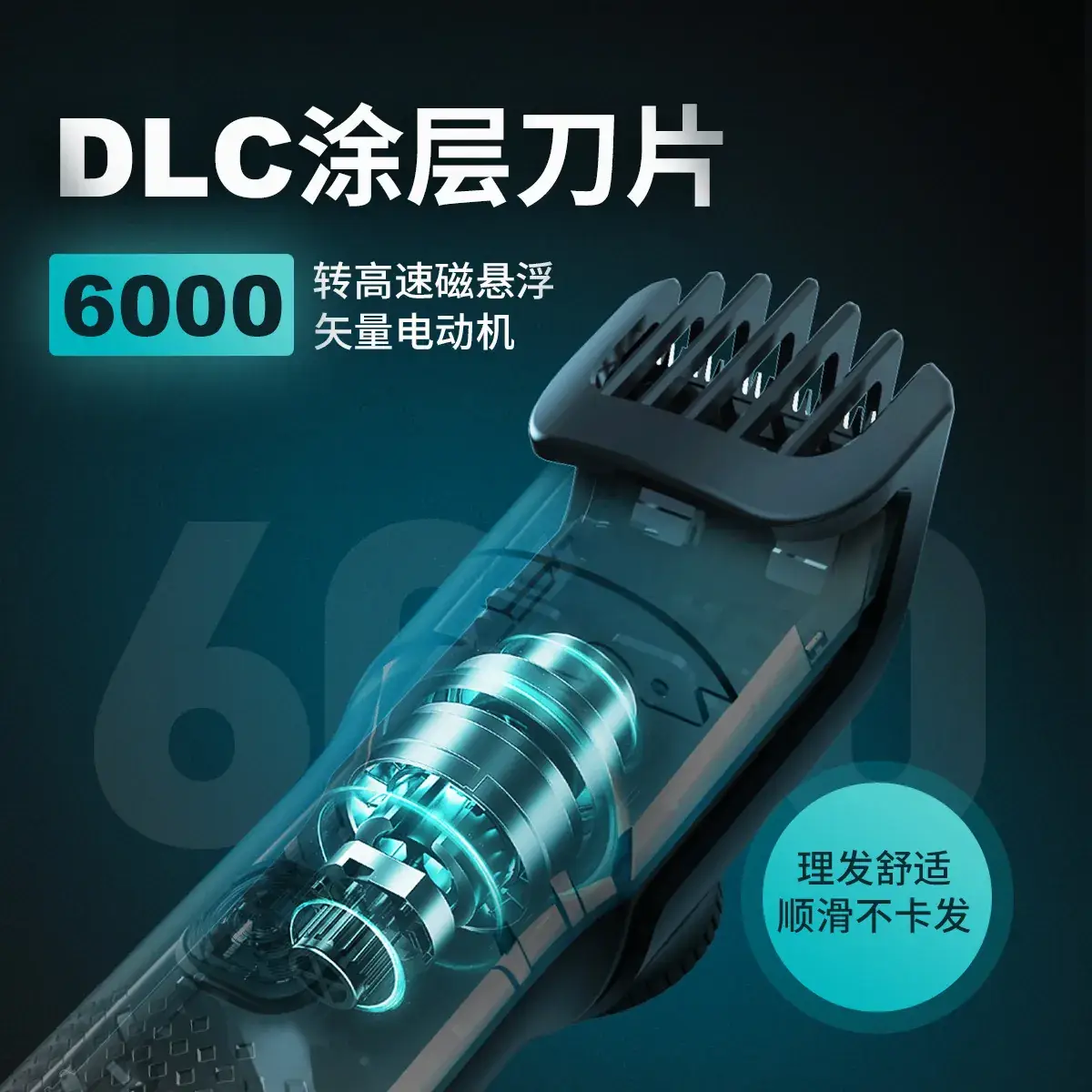 Adjustable Crossbar Hair Clipper for Home & Salon Use - Image 3