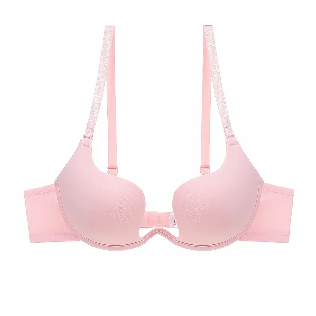 Glossy Push-Up Bra Women's Wedding Dress Bra - Image 2