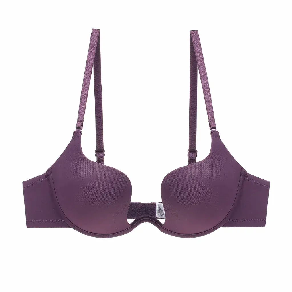 Glossy Push-Up Bra Women's Wedding Dress Bra - Image 3