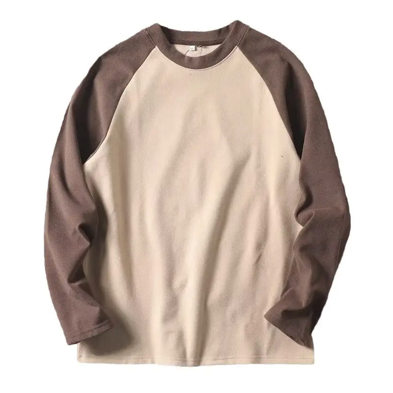Men's Fleece Long Sleeve T-Shirt Multi Color Winter - Image 11