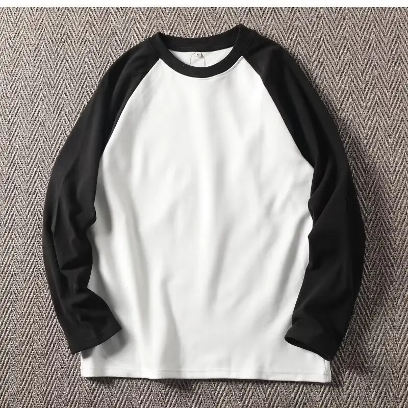 Men's Fleece Long Sleeve T-Shirt Multi Color Winter — feature 4