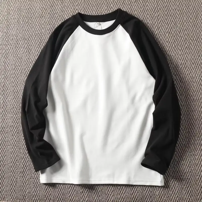 Men's Fleece Long Sleeve T-Shirt Multi Color Winter - Image 4
