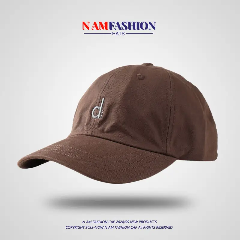 Black Embroidered Letter Baseball Cap Women Spring Summer - Image 3