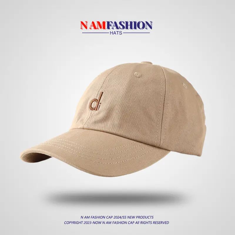 Black Embroidered Letter Baseball Cap Women Spring Summer - Image 4