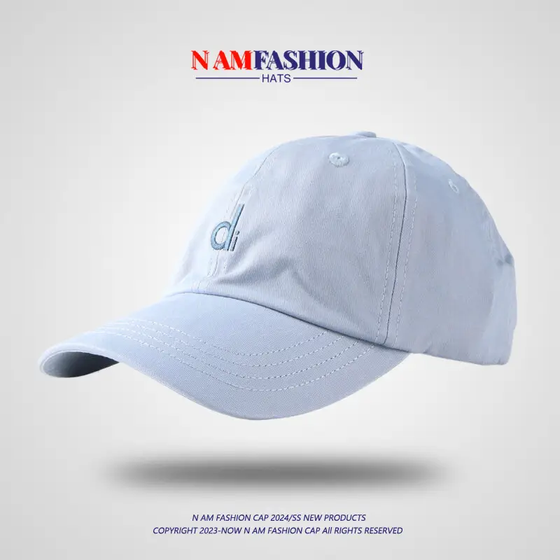 Black Embroidered Letter Baseball Cap Women Spring Summer - Image 6