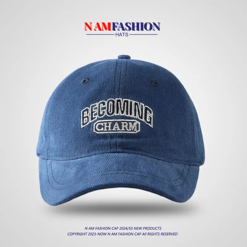 Purple Baseball Cap Women Retro Lettered Outdoor Streetwear - Image 6