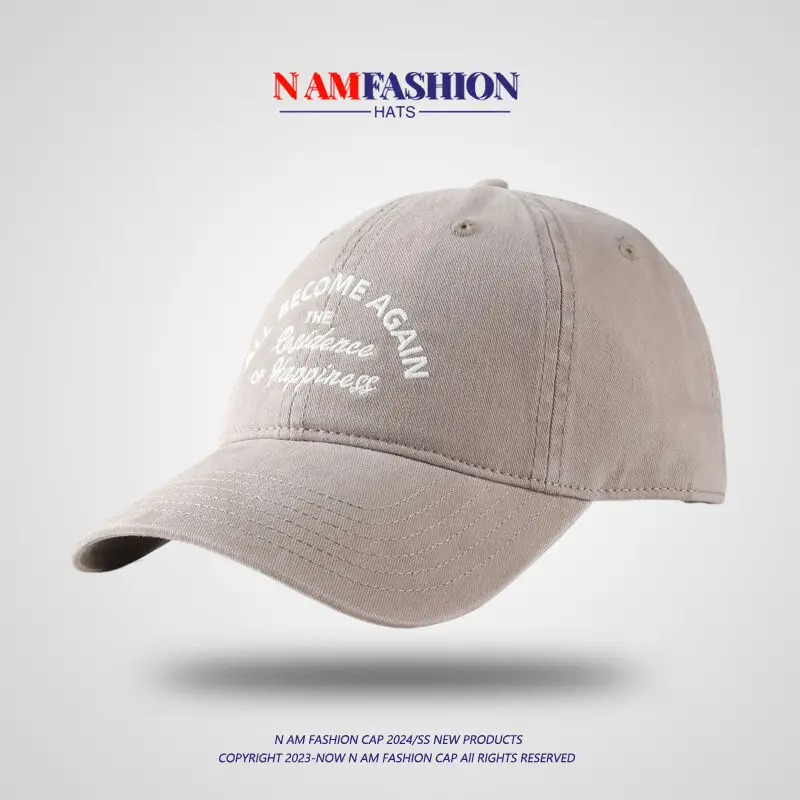 Maroon Cotton Baseball Cap for Men Women Summer - Image 10