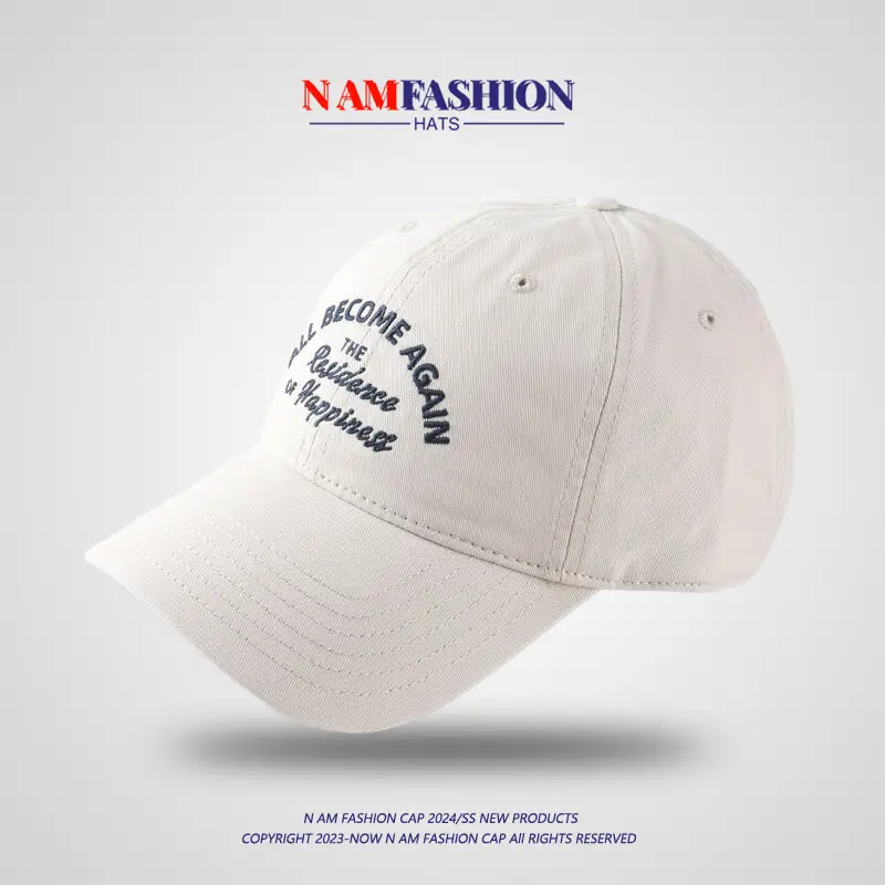 Maroon Cotton Baseball Cap for Men Women Summer — feature 16