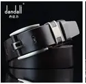 Men's Retro Pin Buckle Belt Brown Microfiber - Image 3