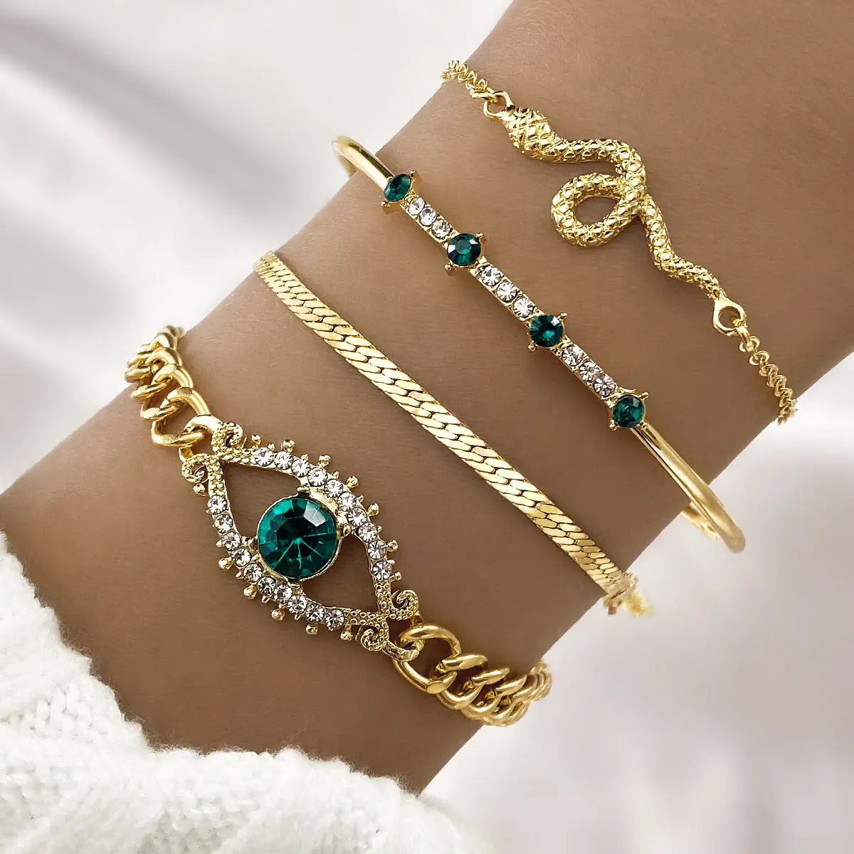 European & American Cross-Border Love Knotted Bracelet Set — feature 15
