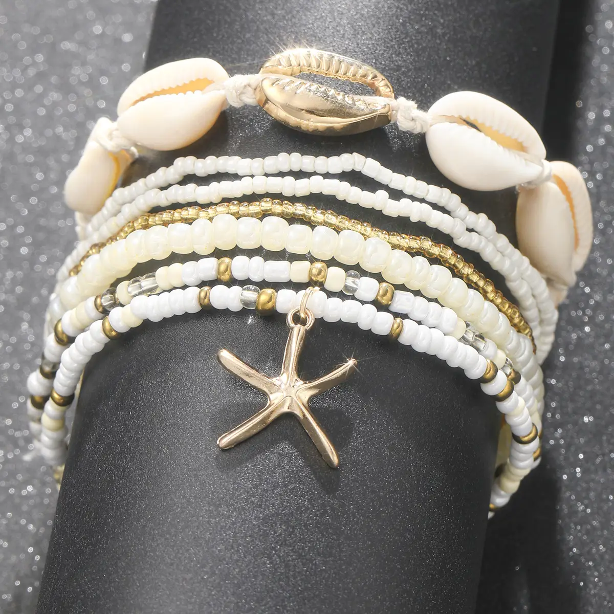 European & American Cross-Border Love Knotted Bracelet Set