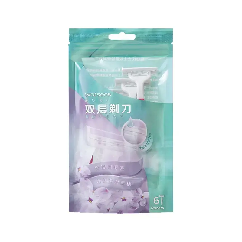 Double Layer Blade Women's Razor 6-Pack Shaving Hair Removal