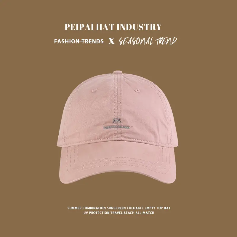 Women's Navy Blue Peave Hat with Adjustable Strap — feature 2