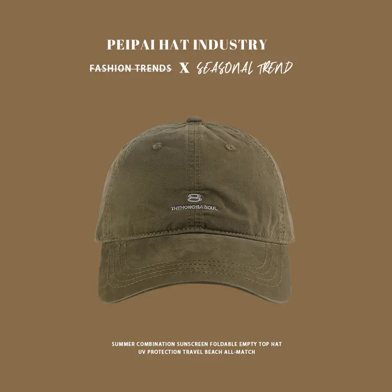 Women's Navy Blue Peave Hat with Adjustable Strap — feature 4