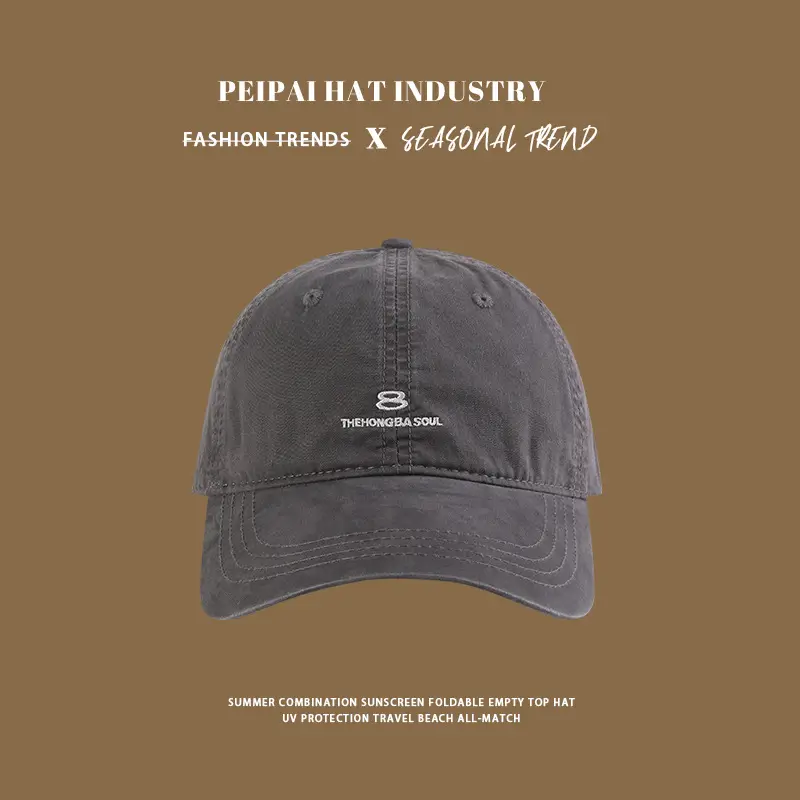 Women's Navy Blue Peave Hat with Adjustable Strap — feature 6