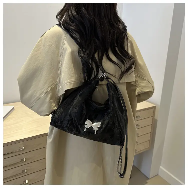 Blue Butterfly Crossbody Tote Bag for Women — feature 10
