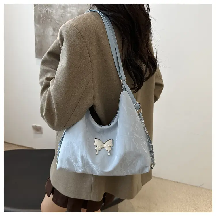 Blue Butterfly Crossbody Tote Bag for Women — feature 13
