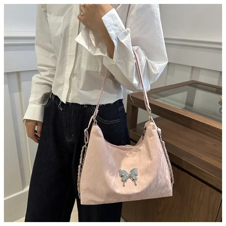 Blue Butterfly Crossbody Tote Bag for Women — feature 18