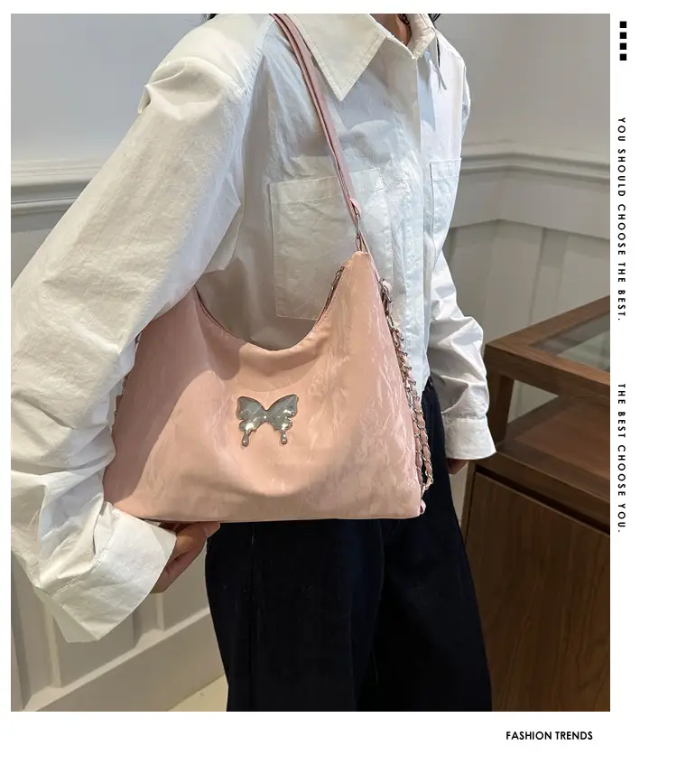 Blue Butterfly Crossbody Tote Bag for Women — feature 2