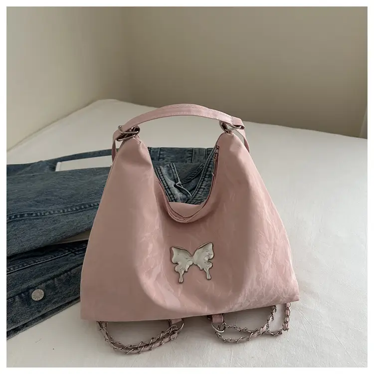 Blue Butterfly Crossbody Tote Bag for Women — feature 24