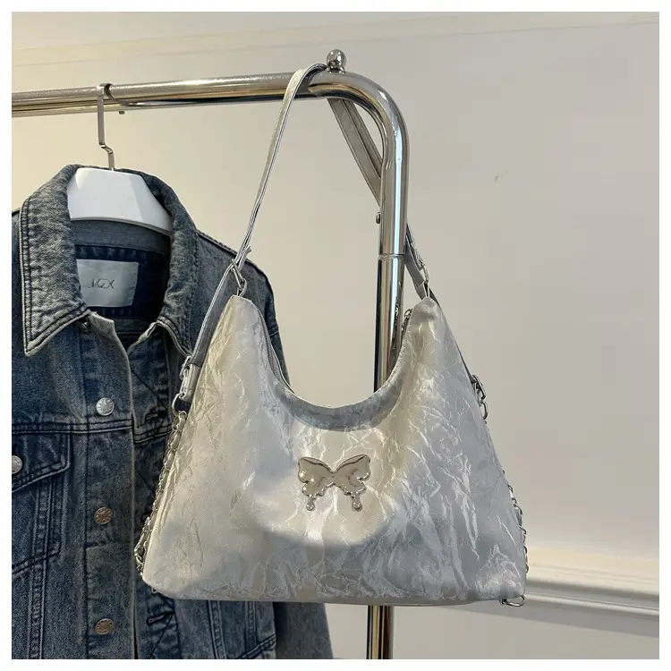 Blue Butterfly Crossbody Tote Bag for Women — feature 25
